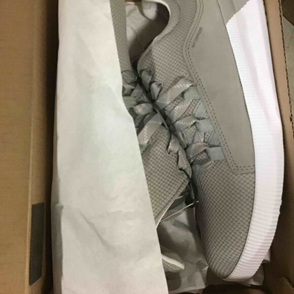 Sorel Out 'N About Plus Waterproof Suede Sneakers, Dove Size 8 - Picture 8 of 11